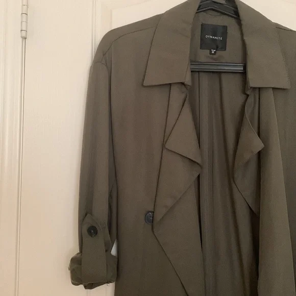 Dynamite Maxi Trench Jacket - Size XS - Picture 3 of 10